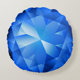 Jewel Facets Round Cushion