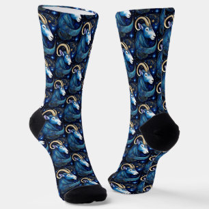 Jewel Galaxy Zodiac Capricorn Socks