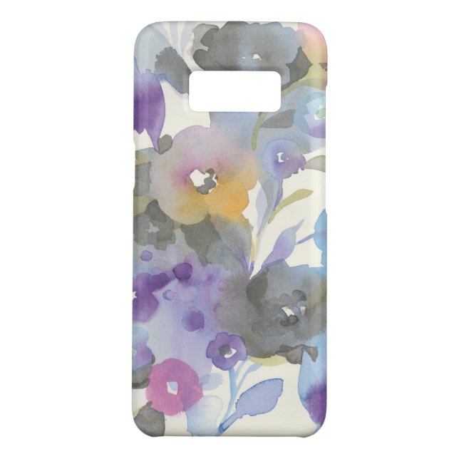 Jewel Garden | Purple Pastel Petals Case-Mate Samsung Galaxy Case (Back)