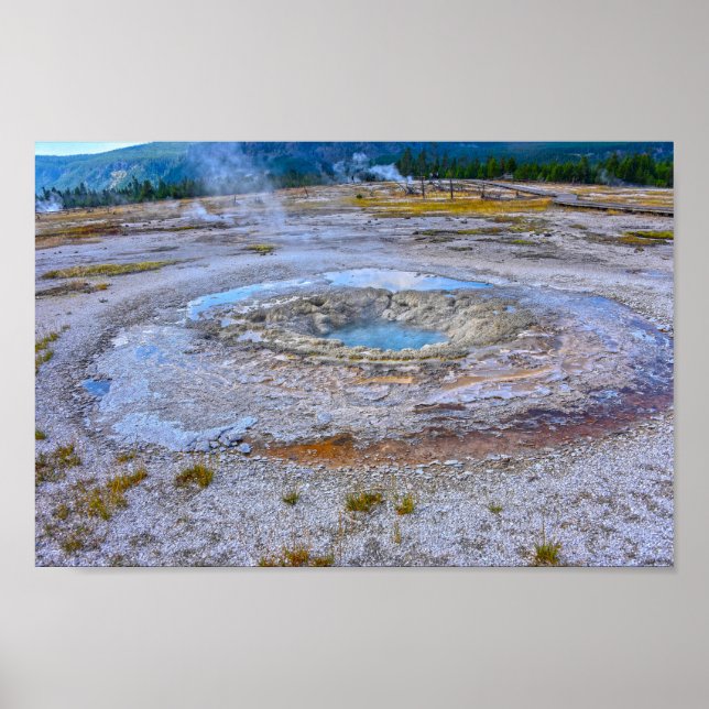 Jewel Geyser, Yellowstone National Park Poster (Front)