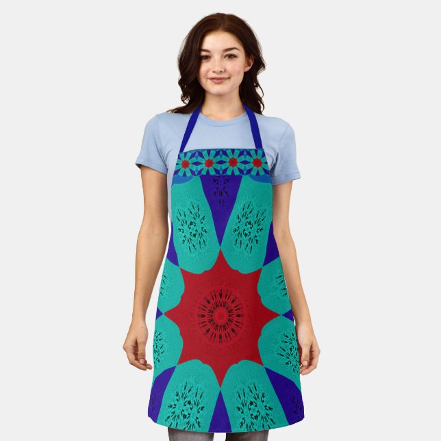 Jewel of the Nile -  Egyptian Art Print Apron (Worn)