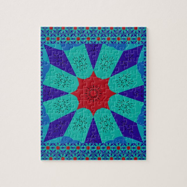 Jewel of the Nile -  Egyptian Art Print Jigsaw Puzzle (Vertical)