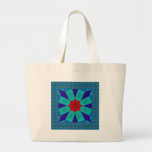 Jewel of the Nile - Egyptian Art Print Large Tote Bag