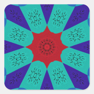 Jewel of the Nile -  Egyptian Art Print Square Sticker