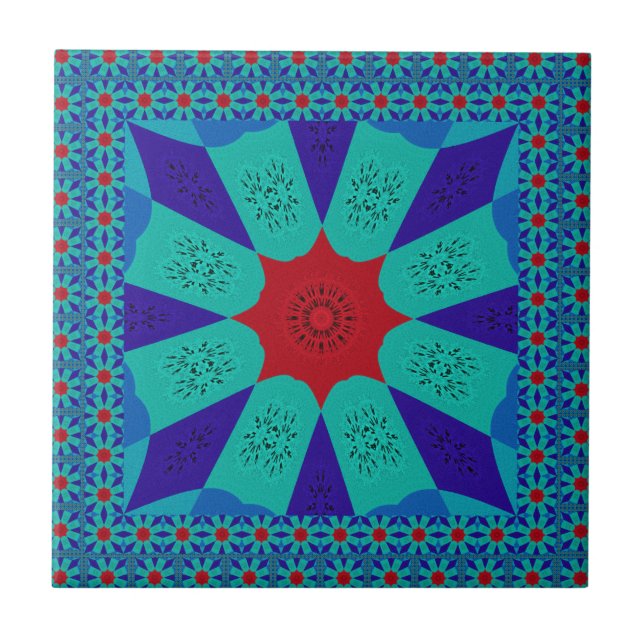 Jewel of the Nile -  Egyptian Art Print Tile (Front)