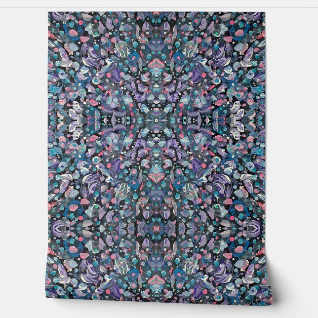 Jewel of The Sea Abstract Wallpaper (Unrolling)