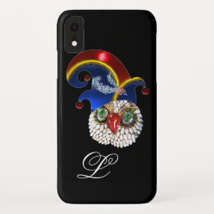 JEWEL OWL AND ELF HAT WITH DIAMOND FEATHERS iPhone XR CASE