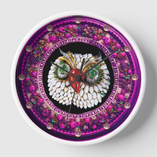 JEWEL OWL CLOCK (Front)