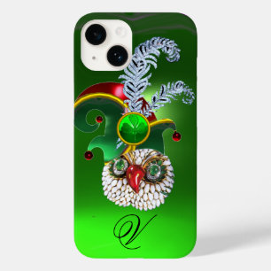 JEWEL OWL, ELF HAT ,SHAMROCK AND DIAMOND FEATHERS Case-Mate iPhone 14 CASE