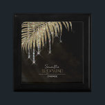 Jewel Palm Leaf Wedding Gold ID830 Gift Box<br><div class="desc">Opt for a striking, glitz and glam look by using the pieces in this wedding suite as shown, with jewels cascading off the diamond-encrusted palm leaves or delete the jewel layers for a slightly more conservative look. This set features leaves in shimmering gold against a textured background the rich colour...</div>