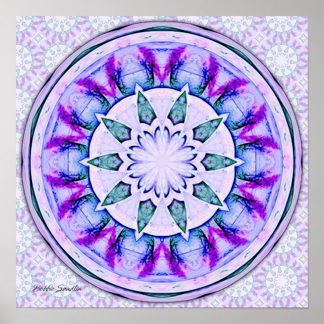 Jewel Star Mandala Print (Front)