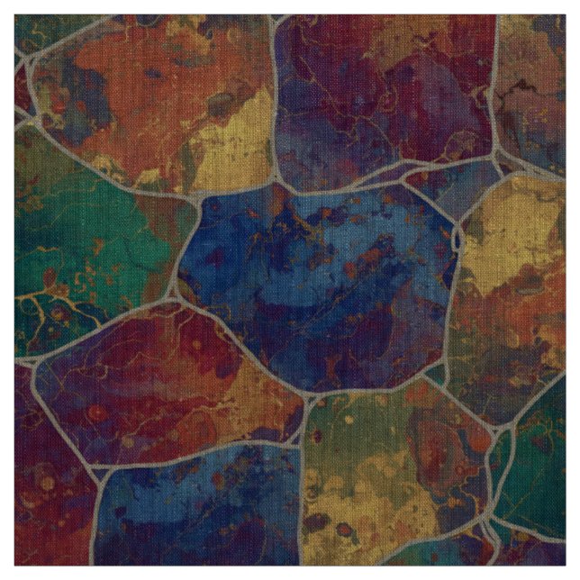 Jewel Stepping Stones Fabric (Swatch)