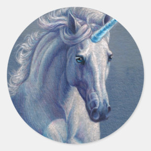 Jewel the Unicorn Classic Round Sticker