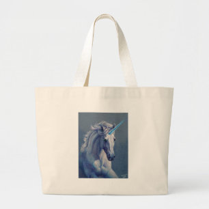 Jewel the Unicorn Large Tote Bag