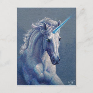 Jewel the Unicorn Postcard