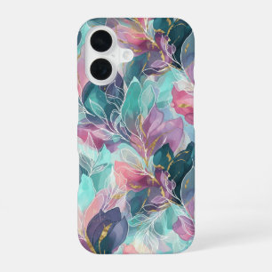 Jewel Tone Floral iPhone 16 Case