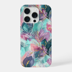 Jewel Tone Floral iPhone 15 Pro Case
