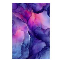 Jewel Tone Fluid Resin Nebula Glow