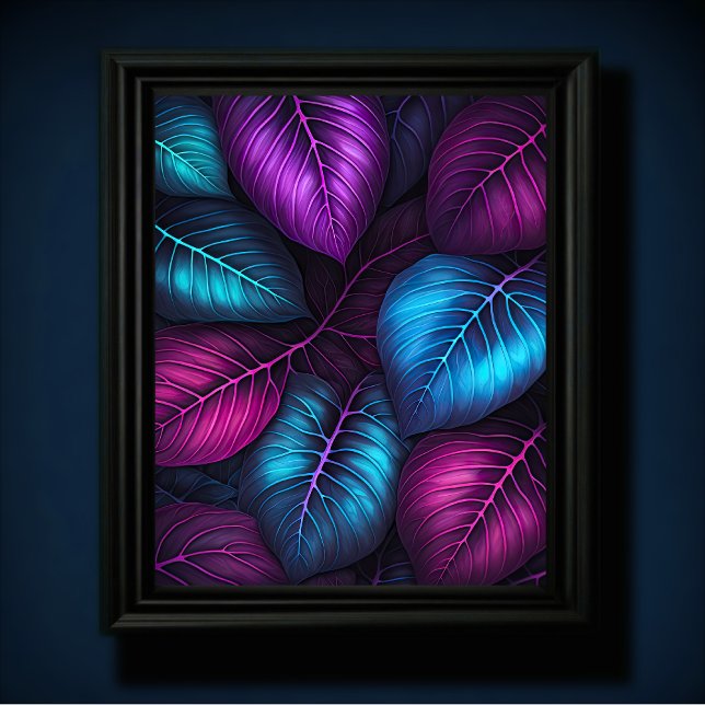 Jewel Tone Leaves VI Poster (Creator Uploaded)