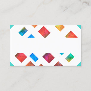 jewel tone modern business card custom template