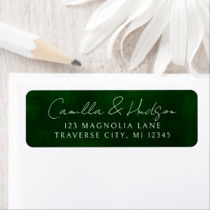 Jewel Tone Romance   Emerald   Return Address
