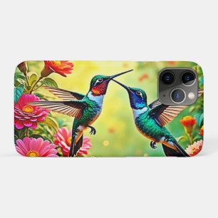 Jewel-Toned Hummingbird Magic Design iPhone 11 Pro Case