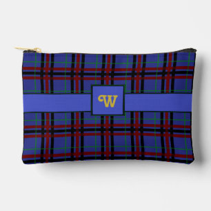 Jewel-Toned Plaid Accessory Pouch