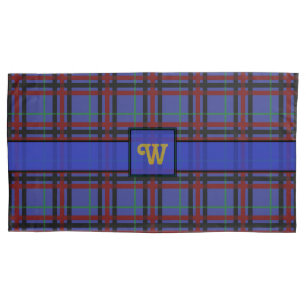 Jewel-Toned Plaid Pillow Case
