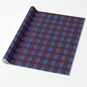 Jewel-Toned Plaid Wrapping Paper