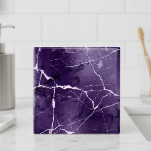 Jewel Tones Marble Amethyst Purple ID1288 Tile