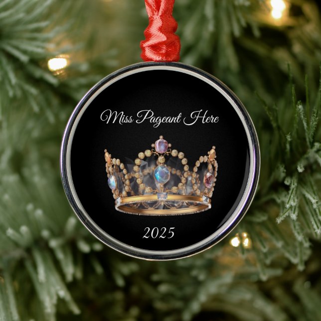 Jeweled Crown Christmas Ornament (Tree)