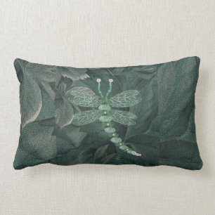 Jeweled Dragaonfly Lumbar Cushion