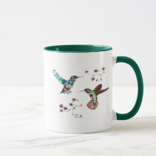 JEWELED HUMMINGBIRDS mugs