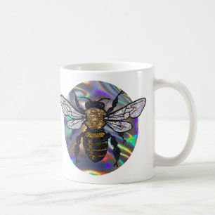 jewelled bee coffee mug