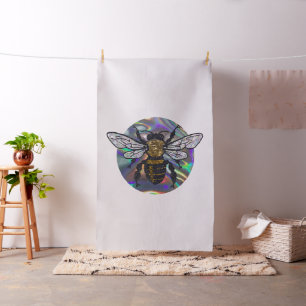 jewelled bee fabric