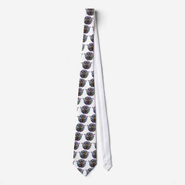 jewelled bee tie (Front)