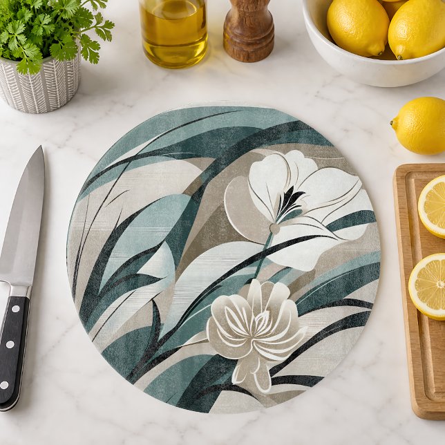 Jewelled Buds Cutting Board (Jeweled Buds Cutting Board
)