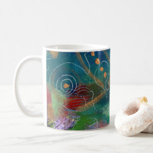 Jewelled Coral Coffee Mug