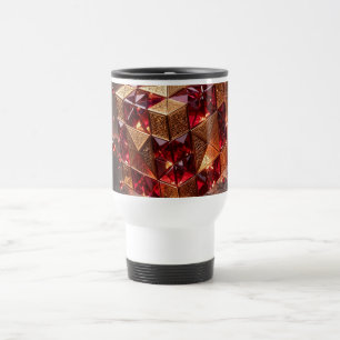 Jewelled Cube on the Volcanic Precipice Travel Mug