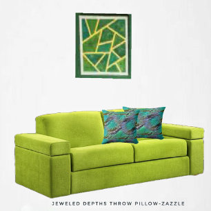 Jewelled Depths Cushion