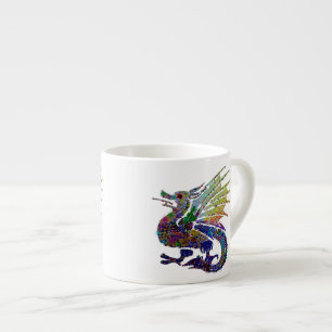 Jewelled Dragon Espresso Cup