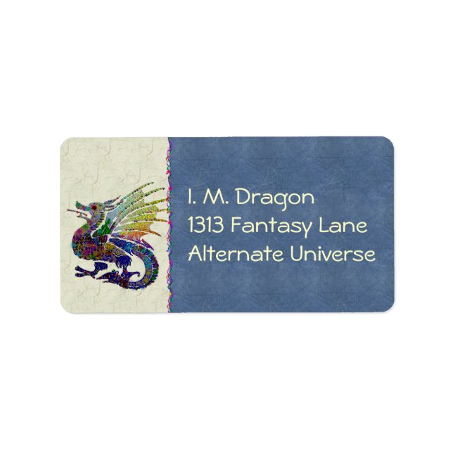Jewelled Dragon Label (Front)