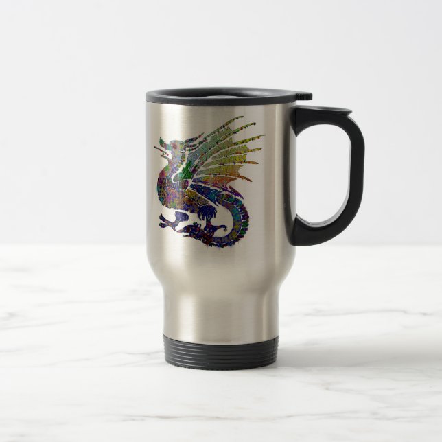 Jewelled Dragon Travel Mug (Right)