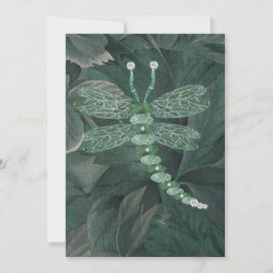 Jewelled Dragonfly Invitation