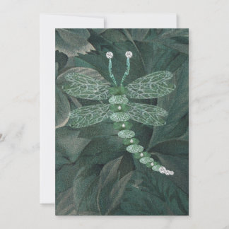 Jewelled Dragonfly Invitation