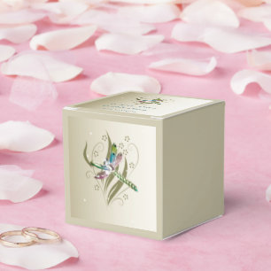 Jewelled Dragonfly Wedding Favour Box