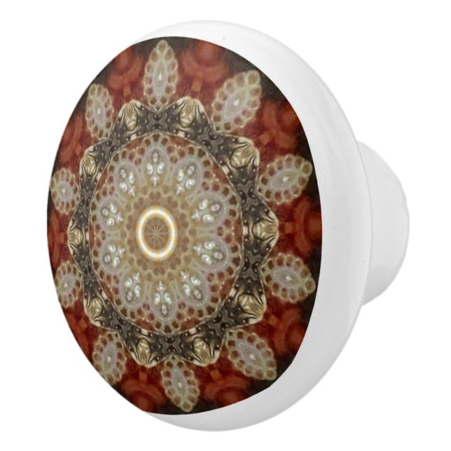 Jewelled Earth Cabinet Knob (Right)