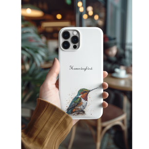 Jewelled Hummingbird Serenade, custom iPhone 11 Case
