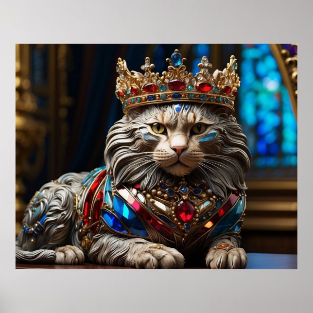 *~*  Jewelled King CAT 5:4 AP68 Regal Royalty Poster (Front)