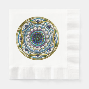 Jewelled Mandala Napkin